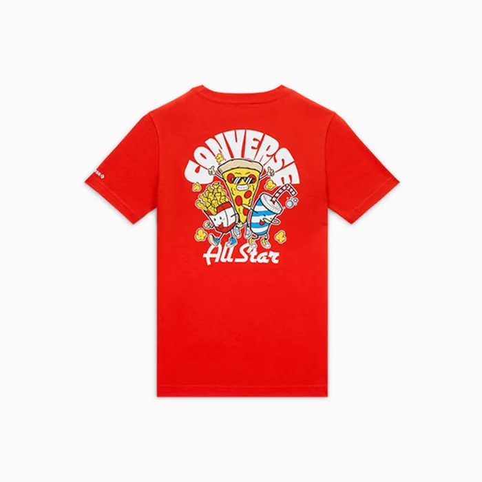 Converse Tops and TShirts Snack Attack TShirt Fever Dream Red 8211 Kids