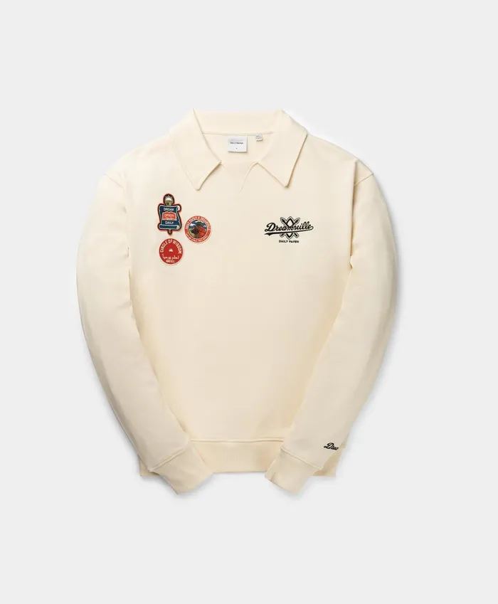 Daily Paper X Dreamville Cream Sweater Women Daily Paper Hoodies and Sweaters