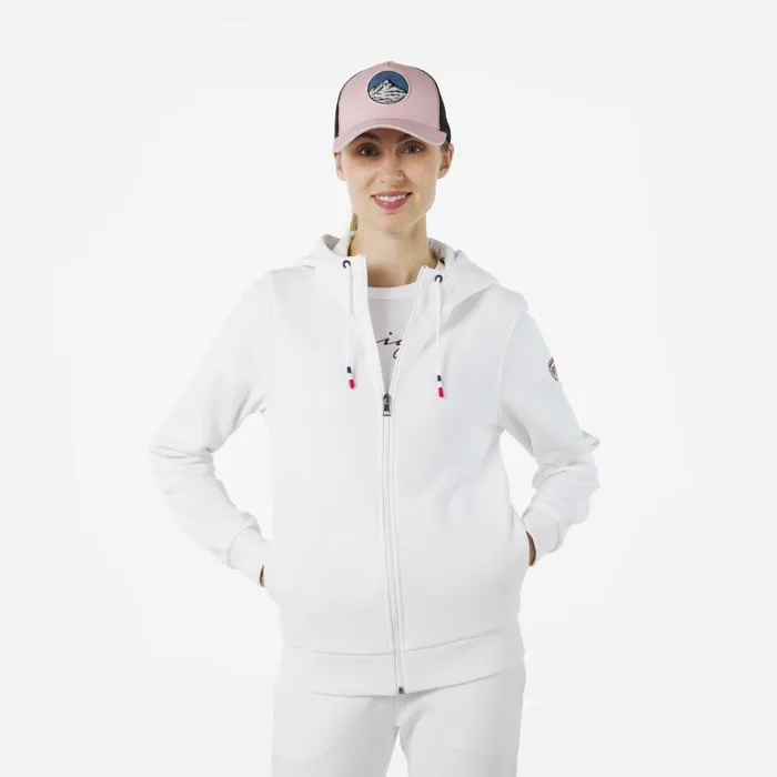 Damen Sweatshirts Und Pullover Rossignol Logo Damensweatshirt Mit Kapuze Und Durchgehendem Reiverschluss White100 Damen Sweatshirts Und Pullover Rossignol Logo Damensweatshirt Mit Kapuze Und Durchgehendem Reiverschluss White100