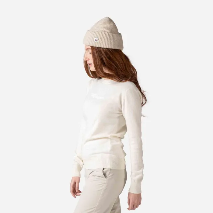 Damen Sweatshirts Und Pullover Rossignol Signature Damenstrickpullover White100