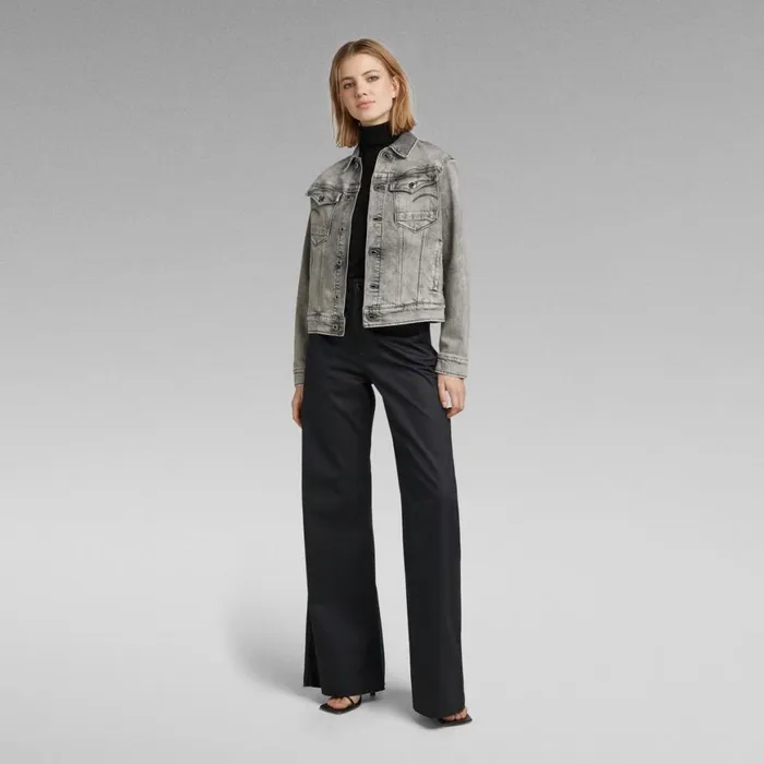 Denim Jackets Women GStar RAW Arc 3D Jacket Faded Carbon