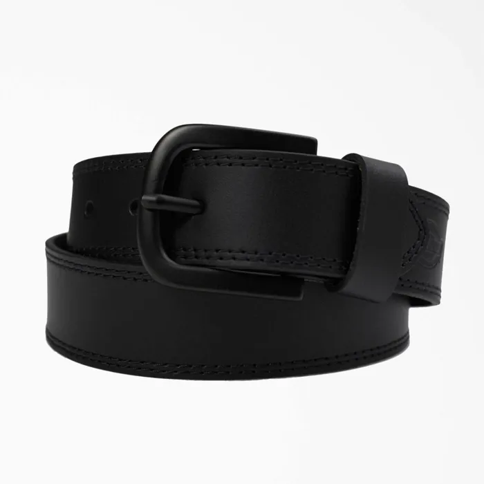 Dickies Belts and Suspenders Casual Leather Belt Black Black bk 8211 Men
