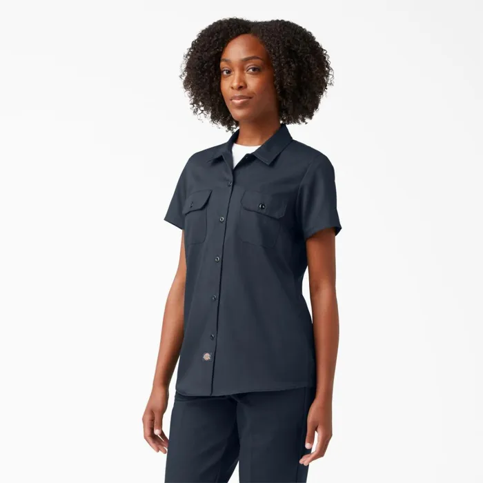 Dickies Button Up Women039s 574 Original Work Shirt Dark Navy Dark Navy asn 8211 Women Dickies Button Up Women039s 574 Original Work Shirt Dark Navy Dark Navy asn 8211 Women