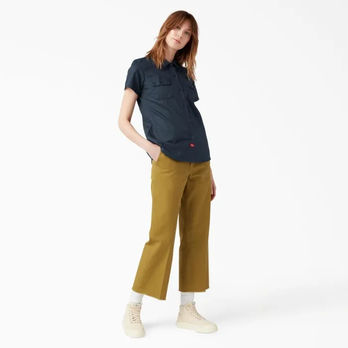 Dickies Button Up Women039s 574 Original Work Shirt Dark Navy Dark Navy asn 8211 Women Dickies Button Up Women039s 574 Original Work Shirt Dark Navy Dark Navy asn 8211 Women