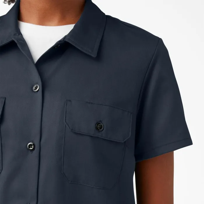 Dickies Button Up Women039s 574 Original Work Shirt Dark Navy Dark Navy asn 8211 Women Dickies Button Up Women039s 574 Original Work Shirt Dark Navy Dark Navy asn 8211 Women