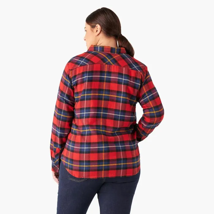 Dickies Button Up Women039s Plus Long Sleeve Plaid Flannel Shirt English Red Tartan English Red Tartan a1d 8211 Women Dickies Button Up Women039s Plus Long Sleeve Plaid Flannel Shirt English Red Tartan English Red Tartan a1d 8211 Women