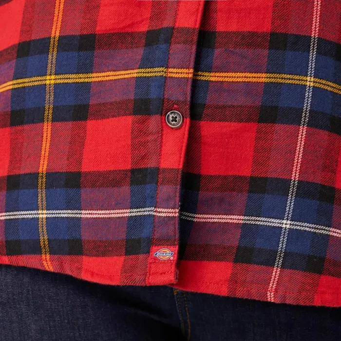 Dickies Button Up Women039s Plus Long Sleeve Plaid Flannel Shirt English Red Tartan English Red Tartan a1d 8211 Women Dickies Button Up Women039s Plus Long Sleeve Plaid Flannel Shirt English Red Tartan English Red Tartan a1d 8211 Women