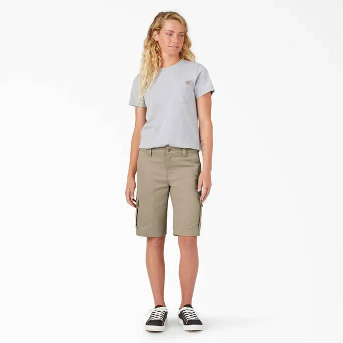 Dickies Cargo Women039s Relaxed Fit Cargo Shorts 11034 Desert Sand Desert Sand ds 8211 Women Dickies Cargo Women039s Relaxed Fit Cargo Shorts 11034 Desert Sand Desert Sand ds 8211 Women