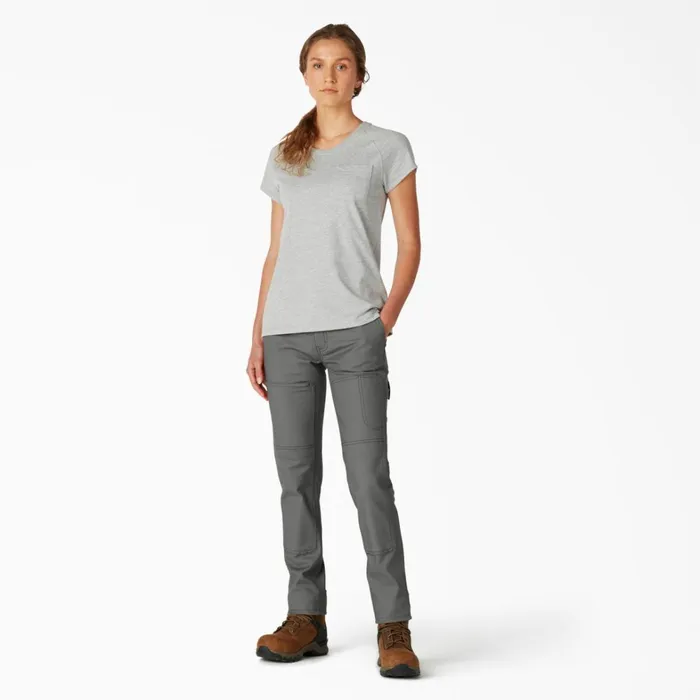 Dickies Carpenter Women039s FLEX DuraTech Straight Fit Pants Gray Gray gy 8211 Women Dickies Carpenter Women039s FLEX DuraTech Straight Fit Pants Gray Gray gy 8211 Women