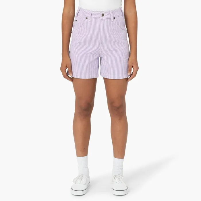 Dickies Carpenter Women039s Regular Fit Hickory Stripe Shorts 5034 Purple Rose Purple Rose ur2 8211 Women Dickies Carpenter Women039s Regular Fit Hickory Stripe Shorts 5034 Purple Rose Purple Rose ur2 8211 Women