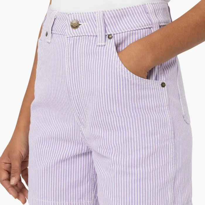 Dickies Carpenter Women039s Regular Fit Hickory Stripe Shorts 5034 Purple Rose Purple Rose ur2 8211 Women Dickies Carpenter Women039s Regular Fit Hickory Stripe Shorts 5034 Purple Rose Purple Rose ur2 8211 Women