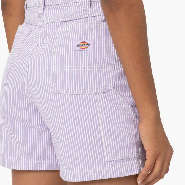 Dickies Carpenter Women039s Regular Fit Hickory Stripe Shorts 5034 Purple Rose Purple Rose ur2 8211 Women Dickies Carpenter Women039s Regular Fit Hickory Stripe Shorts 5034 Purple Rose Purple Rose ur2 8211 Women