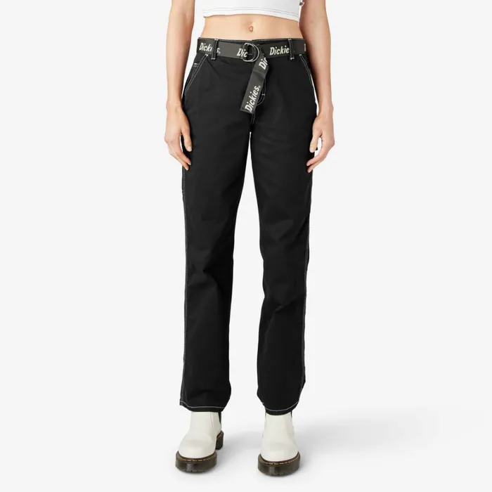 Dickies Carpenter Women039s Relaxed Fit Carpenter Pants Black Black bkx 8211 Women Dickies Carpenter Women039s Relaxed Fit Carpenter Pants Black Black bkx 8211 Women