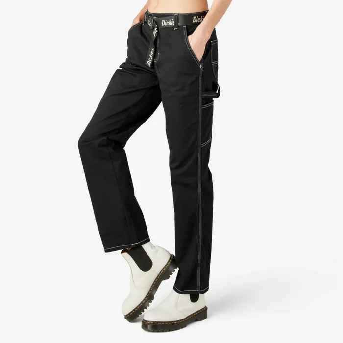 Dickies Carpenter Women039s Relaxed Fit Carpenter Pants Black Black bkx 8211 Women Dickies Carpenter Women039s Relaxed Fit Carpenter Pants Black Black bkx 8211 Women