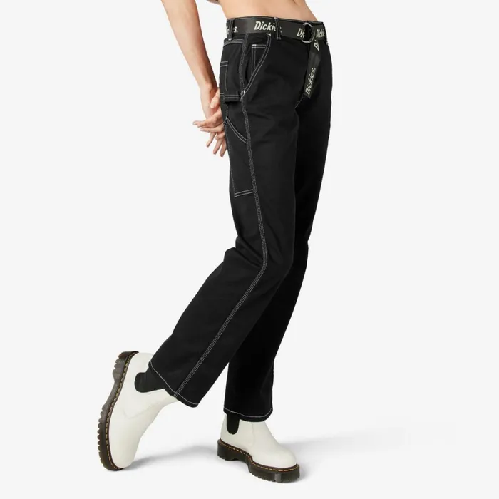Dickies Carpenter Women039s Relaxed Fit Carpenter Pants Black Black bkx 8211 Women Dickies Carpenter Women039s Relaxed Fit Carpenter Pants Black Black bkx 8211 Women
