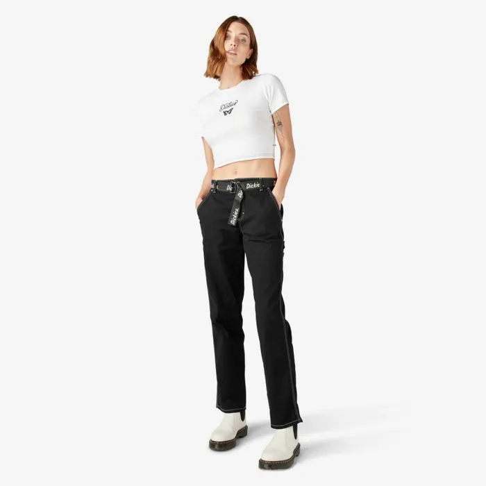 Dickies Carpenter Women039s Relaxed Fit Carpenter Pants Black Black bkx 8211 Women Dickies Carpenter Women039s Relaxed Fit Carpenter Pants Black Black bkx 8211 Women