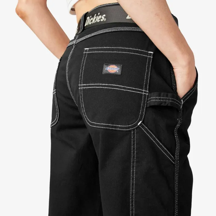 Dickies Carpenter Women039s Relaxed Fit Carpenter Pants Black Black bkx 8211 Women Dickies Carpenter Women039s Relaxed Fit Carpenter Pants Black Black bkx 8211 Women