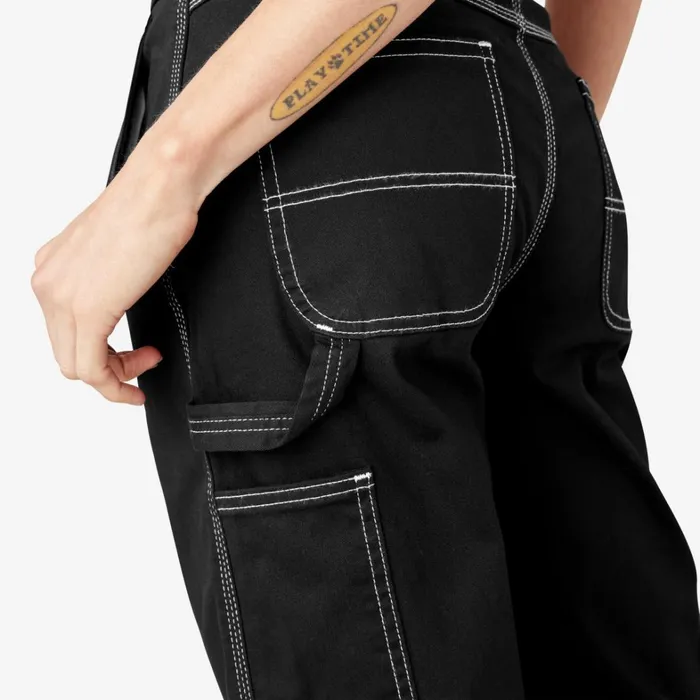 Dickies Carpenter Women039s Relaxed Fit Carpenter Pants Black Black bkx 8211 Women Dickies Carpenter Women039s Relaxed Fit Carpenter Pants Black Black bkx 8211 Women