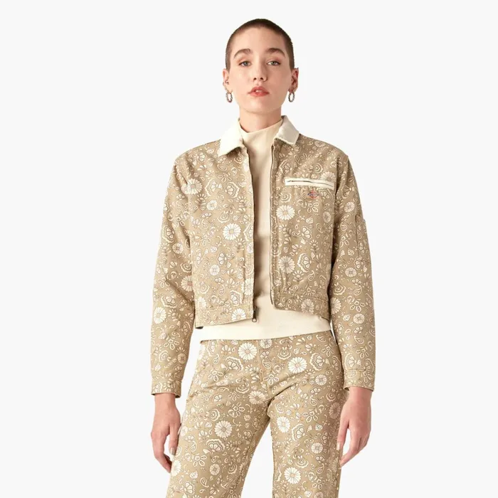 Dickies Coats and Jackets Women039s Ellis Floral Duck Canvas Jacket Light Floral Light Floral fcg 8211 Women Dickies Coats and Jackets Women039s Ellis Floral Duck Canvas Jacket Light Floral Light Floral fcg 8211 Women