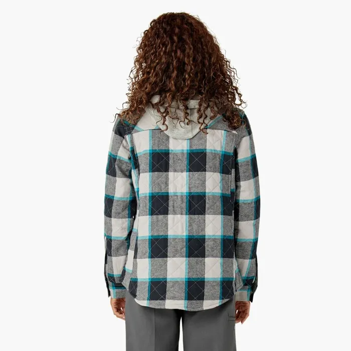 Dickies Coats and Jackets Womens Flannel Hooded Shirt Jacket Alloy Campside Plaid Alloy Campside Plaid a1s 8211 Women Dickies Coats and Jackets Womens Flannel Hooded Shirt Jacket Alloy Campside Plaid Alloy Campside Plaid a1s 8211 Women