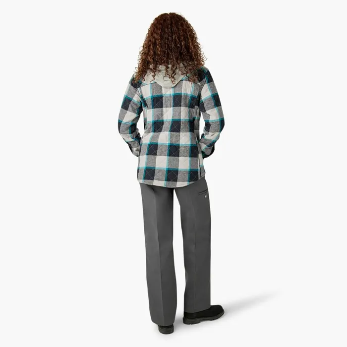 Dickies Coats and Jackets Womens Flannel Hooded Shirt Jacket Alloy Campside Plaid Alloy Campside Plaid a1s 8211 Women Dickies Coats and Jackets Womens Flannel Hooded Shirt Jacket Alloy Campside Plaid Alloy Campside Plaid a1s 8211 Women