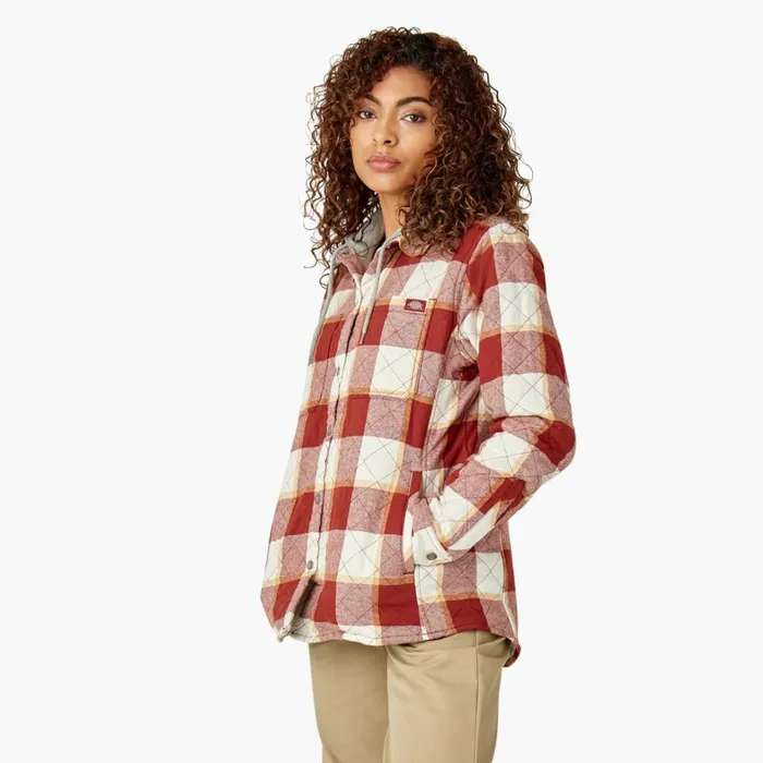 Dickies Coats and Jackets Womens Flannel Hooded Shirt Jacket Fired Brick Campside Plaid Fired Brick Campside Plaid a2e 8211 Women Dickies Coats and Jackets Womens Flannel Hooded Shirt Jacket Fired Brick Campside Plaid Fired Brick Campside Plaid a2e 8211 Women