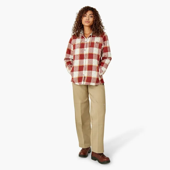 Dickies Coats and Jackets Womens Flannel Hooded Shirt Jacket Fired Brick Campside Plaid Fired Brick Campside Plaid a2e 8211 Women Dickies Coats and Jackets Womens Flannel Hooded Shirt Jacket Fired Brick Campside Plaid Fired Brick Campside Plaid a2e 8211 Women