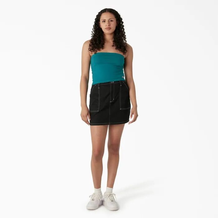 Dickies Cropped Tops Women039s Knit Tube Top Deep Lake Deep Lake dl2 8211 Women Dickies Cropped Tops Women039s Knit Tube Top Deep Lake Deep Lake dl2 8211 Women