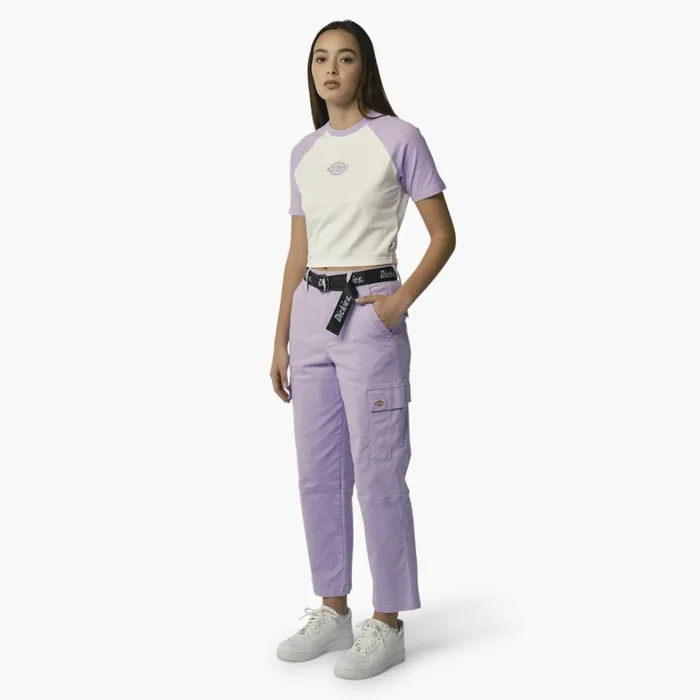 Dickies Cropped Tops Women039s Sodaville TShirt Purple Rose Purple Rose ur2 8211 Women Dickies Cropped Tops Women039s Sodaville TShirt Purple Rose Purple Rose ur2 8211 Women