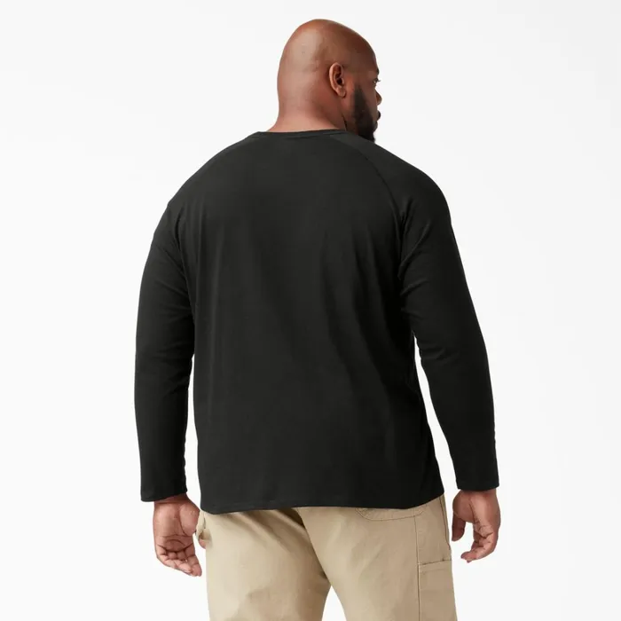 Dickies Hi Vis Cooling Long Sleeve Pocket TShirt Black Black bk 8211 Men Dickies Hi Vis Cooling Long Sleeve Pocket TShirt Black Black bk 8211 Men