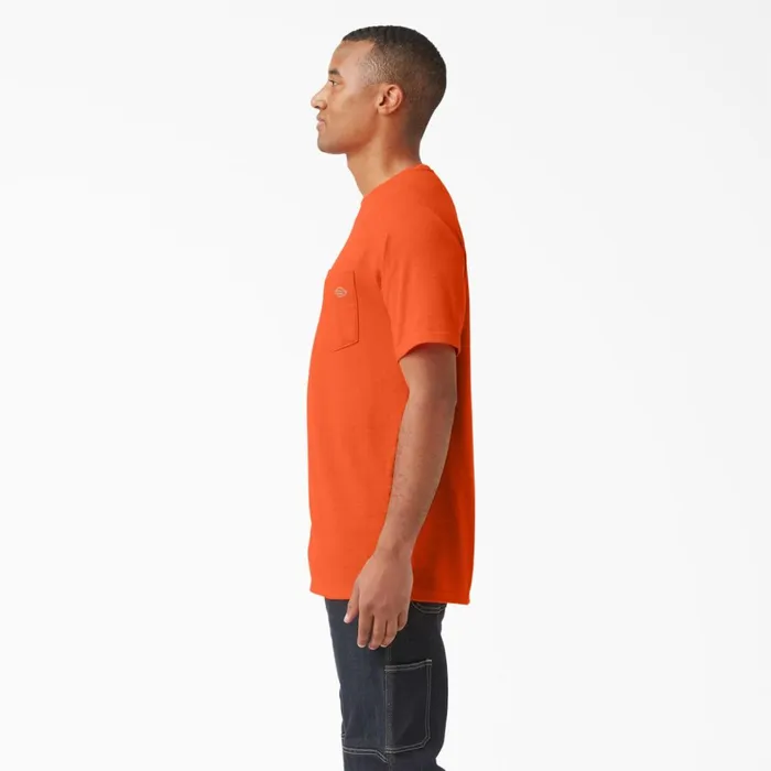 Dickies Hi Vis Cooling Short Sleeve Pocket TShirt Bright Orange Bright Orange bod 8211 Men Dickies Hi Vis Cooling Short Sleeve Pocket TShirt Bright Orange Bright Orange bod 8211 Men