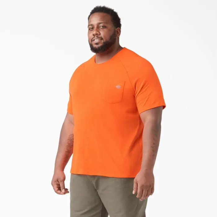Dickies Hi Vis Cooling Short Sleeve Pocket TShirt Bright Orange Bright Orange bod 8211 Men Dickies Hi Vis Cooling Short Sleeve Pocket TShirt Bright Orange Bright Orange bod 8211 Men