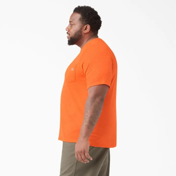 Dickies Hi Vis Cooling Short Sleeve Pocket TShirt Bright Orange Bright Orange bod 8211 Men Dickies Hi Vis Cooling Short Sleeve Pocket TShirt Bright Orange Bright Orange bod 8211 Men