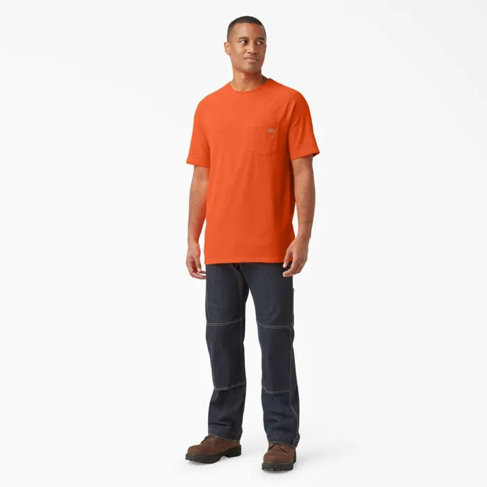 Dickies Hi Vis Cooling Short Sleeve Pocket TShirt Bright Orange Bright Orange bod 8211 Men Dickies Hi Vis Cooling Short Sleeve Pocket TShirt Bright Orange Bright Orange bod 8211 Men