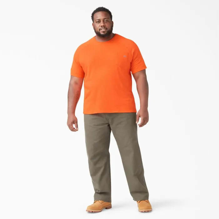 Dickies Hi Vis Cooling Short Sleeve Pocket TShirt Bright Orange Bright Orange bod 8211 Men Dickies Hi Vis Cooling Short Sleeve Pocket TShirt Bright Orange Bright Orange bod 8211 Men