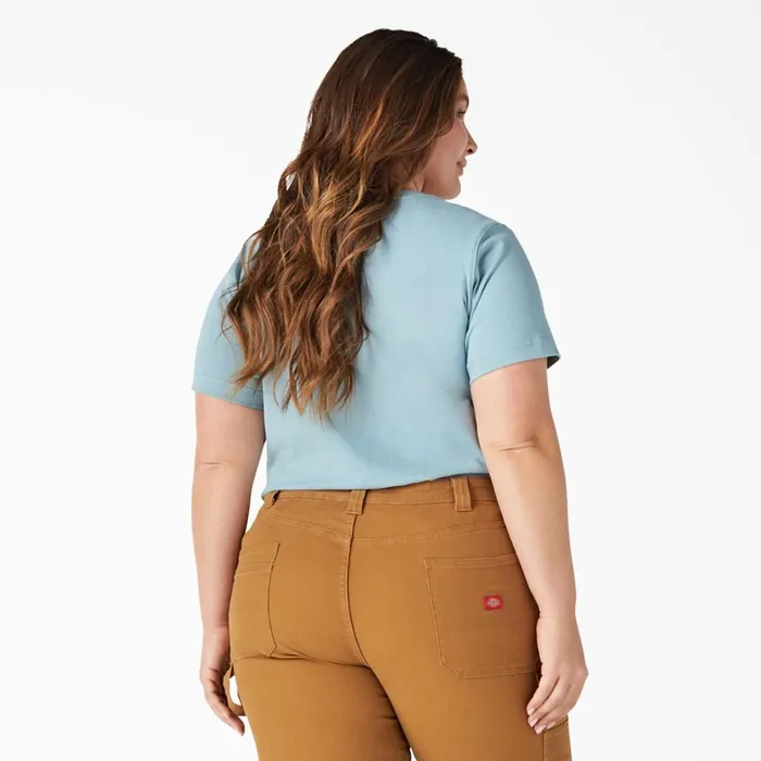 Dickies Hi Vis Women039s Plus Heavyweight Short Sleeve Pocket TShirt Dockside Blue Dockside Blue du1 8211 Women Dickies Hi Vis Women039s Plus Heavyweight Short Sleeve Pocket TShirt Dockside Blue Dockside Blue du1 8211 Women