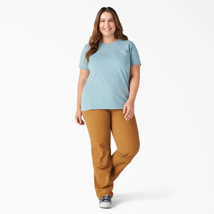 Dickies Hi Vis Women039s Plus Heavyweight Short Sleeve Pocket TShirt Dockside Blue Dockside Blue du1 8211 Women Dickies Hi Vis Women039s Plus Heavyweight Short Sleeve Pocket TShirt Dockside Blue Dockside Blue du1 8211 Women