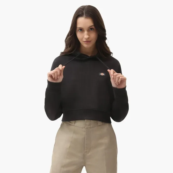 Dickies Hoodies and Sweatshirts Women039s Oakport Cropped Hoodie Black Black kbk 8211 Women Dickies Hoodies and Sweatshirts Women039s Oakport Cropped Hoodie Black Black kbk 8211 Women