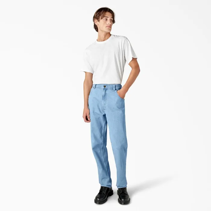 Dickies Jeans Houston Relaxed Fit Jeans Light Denim Light Denim ltd 8211 Men Dickies Jeans Houston Relaxed Fit Jeans Light Denim Light Denim ltd 8211 Men