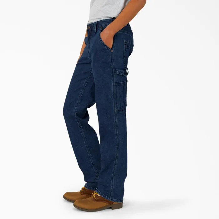 Dickies Jeans Women039s FLEX Relaxed Fit Carpenter Jeans Stonewashed Dark Blue Stonewashed Dark Blue dsw 8211 Women Dickies Jeans Women039s FLEX Relaxed Fit Carpenter Jeans Stonewashed Dark Blue Stonewashed Dark Blue dsw 8211 Women