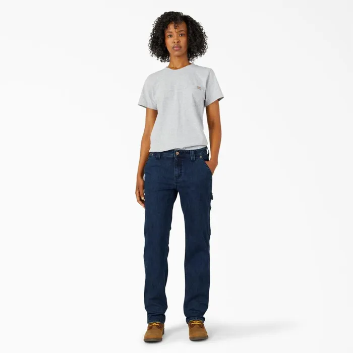 Dickies Jeans Women039s FLEX Relaxed Fit Carpenter Jeans Stonewashed Dark Blue Stonewashed Dark Blue dsw 8211 Women Dickies Jeans Women039s FLEX Relaxed Fit Carpenter Jeans Stonewashed Dark Blue Stonewashed Dark Blue dsw 8211 Women