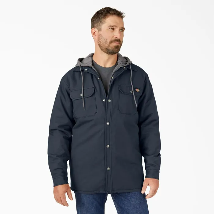 Dickies Outerwear Water Repellent Duck Hooded Shirt Jacket Dark Navy Dark Navy dn 8211 Men Dickies Outerwear Water Repellent Duck Hooded Shirt Jacket Dark Navy Dark Navy dn 8211 Men