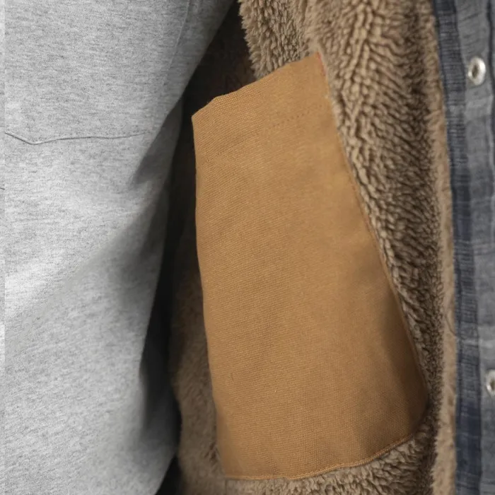 Dickies Outerwear Water Repellent FleeceLined Flannel Shirt Jacket CharcoalBlack Ombre Plaid Charcoalblack Ombre Plaid a1t 8211 Men Dickies Outerwear Water Repellent FleeceLined Flannel Shirt Jacket CharcoalBlack Ombre Plaid Charcoalblack Ombre Plaid a1t 8211 Men