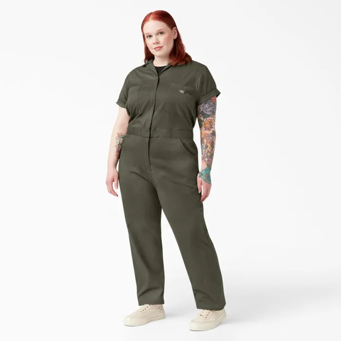 Dickies Painters Women039s Plus FLEX Cooling TempiQ Short Sleeve Coveralls Moss Green Moss Green ms 8211 Women Dickies Painters Women039s Plus FLEX Cooling TempiQ Short Sleeve Coveralls Moss Green Moss Green ms 8211 Women