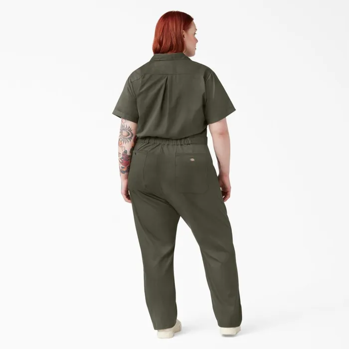 Dickies Painters Women039s Plus FLEX Cooling TempiQ Short Sleeve Coveralls Moss Green Moss Green ms 8211 Women Dickies Painters Women039s Plus FLEX Cooling TempiQ Short Sleeve Coveralls Moss Green Moss Green ms 8211 Women