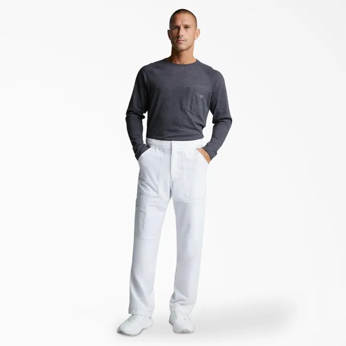 Dickies Scrubs Men039s Dynamix Cargo Scrub Pants White White dwh 8211 Men Dickies Scrubs Men039s Dynamix Cargo Scrub Pants White White dwh 8211 Men