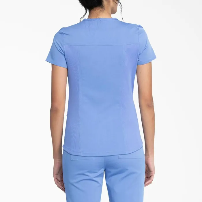 Dickies Scrubs Women039s Balance VNeck Scrub Top With Zip Pocket Ceil Blue Ceil Blue cbl 8211 Women Dickies Scrubs Women039s Balance VNeck Scrub Top With Zip Pocket Ceil Blue Ceil Blue cbl 8211 Women