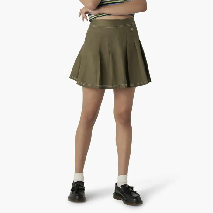 Dickies Skirts and Dresses Women039s Twill Pleated Skirt Military Green Military Green ml 8211 Women Dickies Skirts and Dresses Women039s Twill Pleated Skirt Military Green Military Green ml 8211 Women