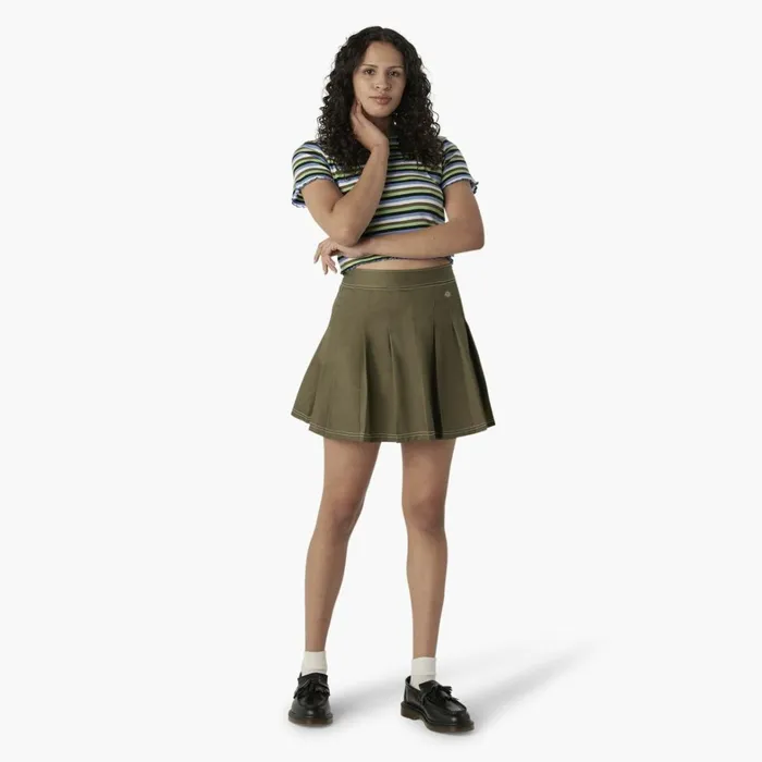 Dickies Skirts and Dresses Women039s Twill Pleated Skirt Military Green Military Green ml 8211 Women Dickies Skirts and Dresses Women039s Twill Pleated Skirt Military Green Military Green ml 8211 Women