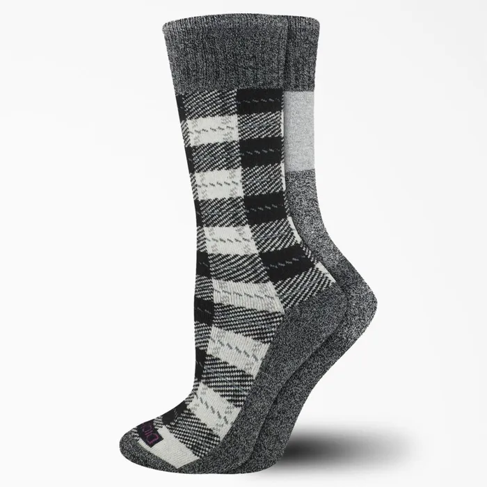 Dickies Socks Women039s Thermal Plaid Crew Socks Size 69 2Pack White Plaid White Plaid wtl 8211 Women Dickies Socks Women039s Thermal Plaid Crew Socks Size 69 2Pack White Plaid White Plaid wtl 8211 Women